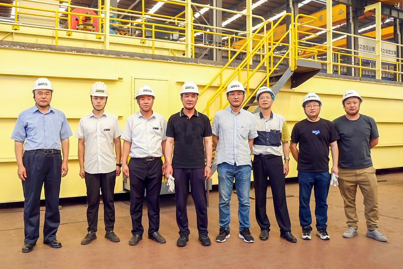 绿色智能｜河南尊龙抖圈官网承造宝钢硅钢项目起沉机通过专家A检