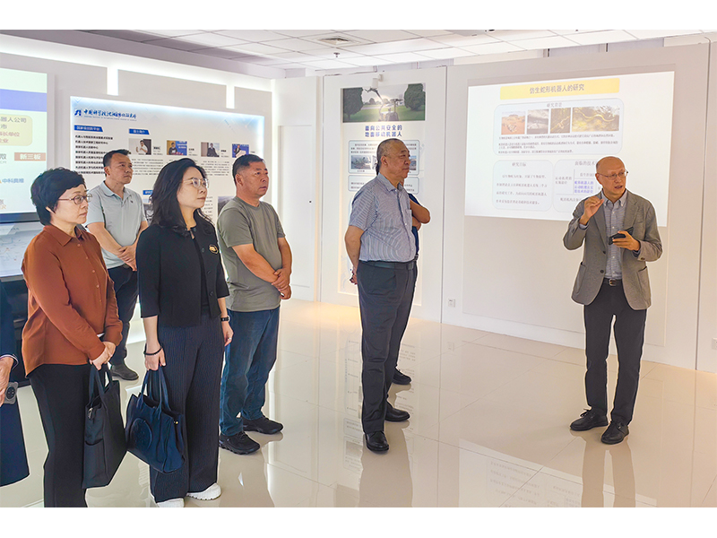 崔培军书记赴中国科学院沈阳自动化钻研所调研